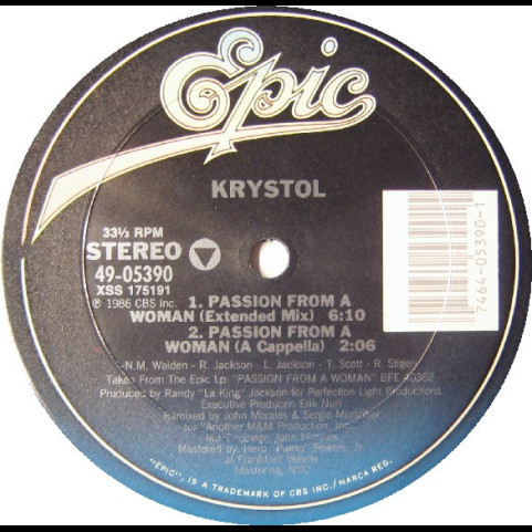 Krystol - Passion From A Woman (1986) [12"]