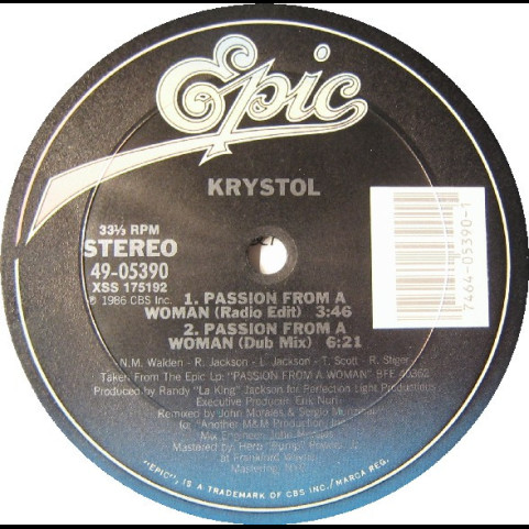 Krystol - Passion From A Woman (1986) [12"]