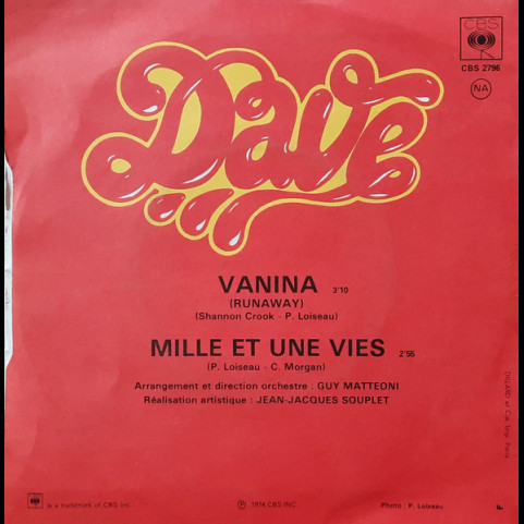 Dave (13) - Vanina (1974) [7"]