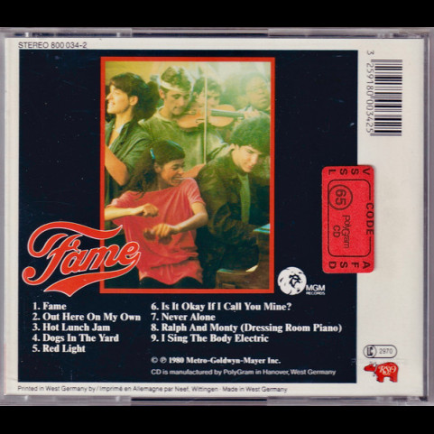 Various - Fame - The Original Soundtrack From The Motion Picture (1983) [1CD]