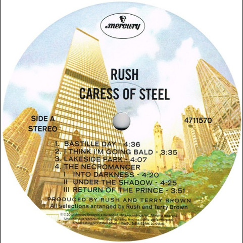 Rush - Caress Of Steel (2015) [1LP]