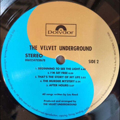 Velvet Underground, The - The Velvet Underground (2015) [1LP] 180g