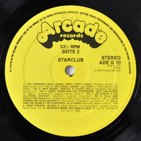 Various - Star Club - 40 Star-Club Hits (1976) [2LP]