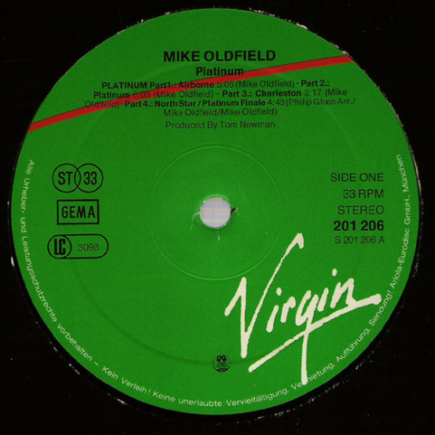 Mike Oldfield - Platinum (1979) [1LP]
