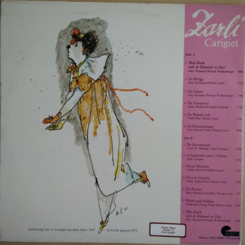Zarli Carigiet - Zarli Carigiet (1975) [1LP]