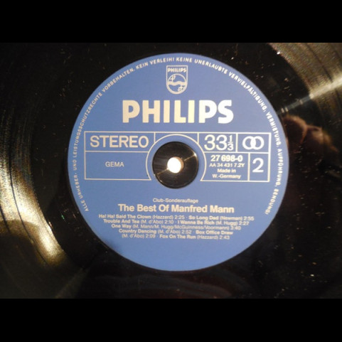 Manfred Mann - The Best Of (1978) [1LP]