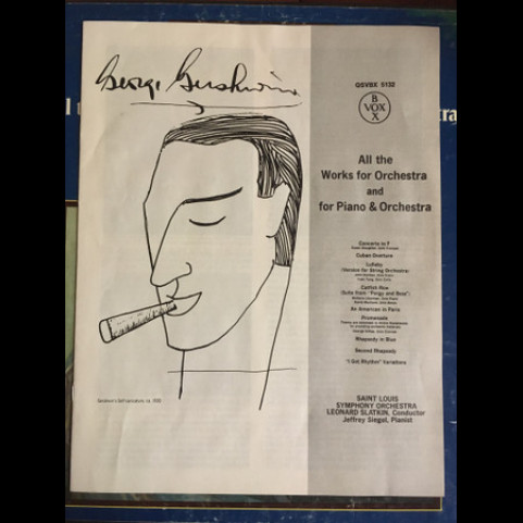 George Gershwin, Saint Louis Symphony Orchestra, Leonard Slatkin, Jeffrey Siegel - All The Works For Orchestra & For Piano & Orchestra (1974) [3LP] BOXSET