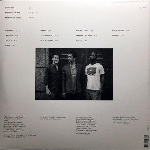 Vijay Iyer Trio - Break Stuff (2015) [2LP] [2LP]