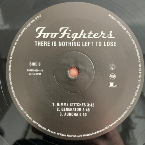 Foo Fighters - There Is Nothing Left To Lose (2015) [2LP] 180g