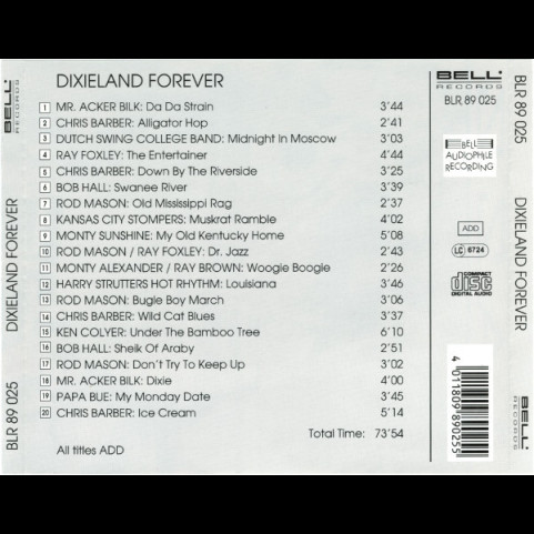 Various - Dixieland Forever (1996) [1CD]