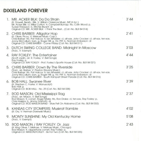 Various - Dixieland Forever (1996) [1CD]