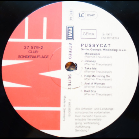 Pussycat (2) - Smile, Georgie, Mississippi U.v.a. (1976) [1LP]