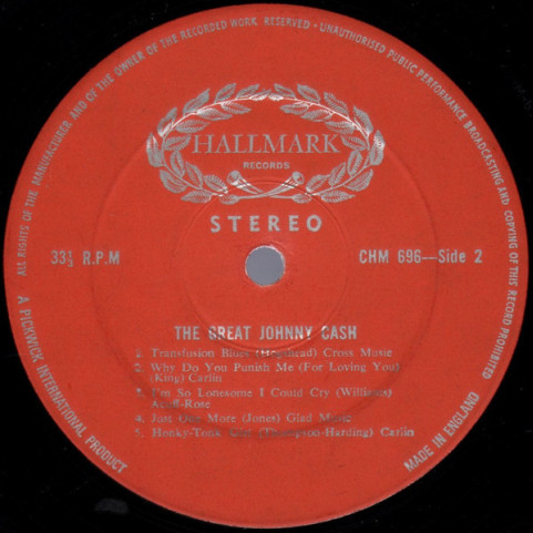 Johnny Cash - The Great Johnny Cash (1970) [1LP]