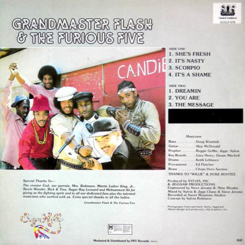 Grandmaster Flash & The Furious Five - The Message (1982) [1LP]