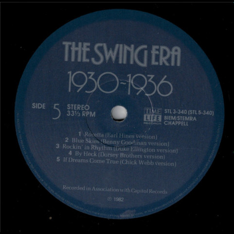 Various - The Swing Era 1930-1936 (1982) [3LP] BOXSET