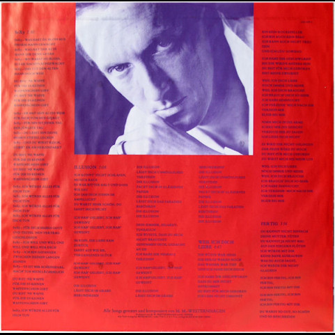 Marius Müller-Westernhagen - Halleluja (1989) [1LP]