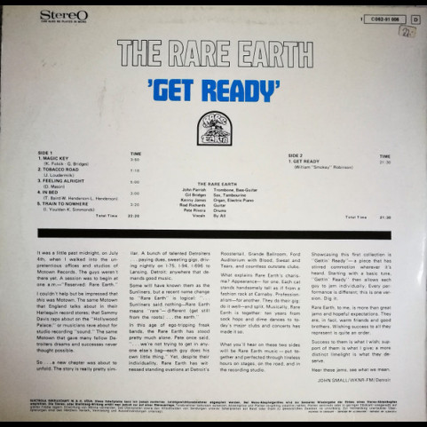 Rare Earth - Get Ready (1971) [1LP]