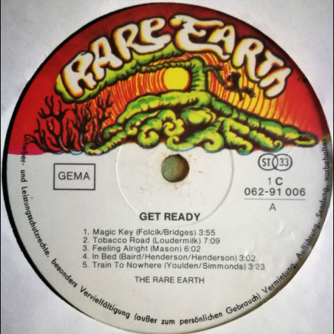Rare Earth - Get Ready (1971) [1LP]