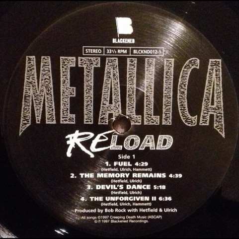 Metallica - Reload (2015) [2LP]