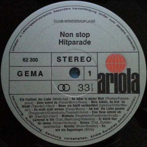 Various - Non-Stop Hitparade [1LP]