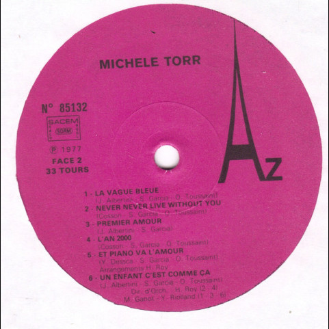 Michèle Torr - Un Disque D'amour (1977) [2LP]