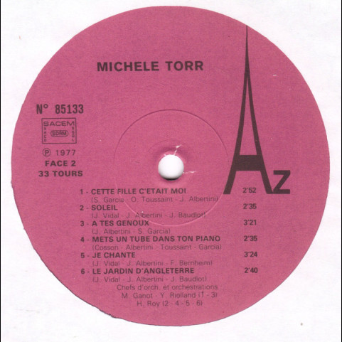 Michèle Torr - Un Disque D'amour (1977) [2LP]