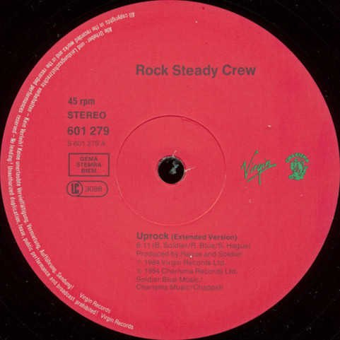 Rock Steady Crew, The - Uprock (1984) [12"]