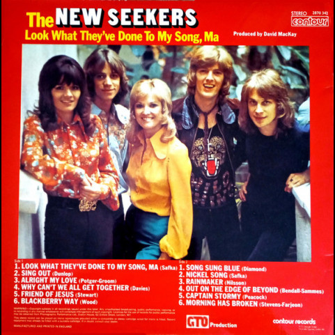 New Seekers, The - Look What They've Done To My Song, Ma (1973) [1LP]