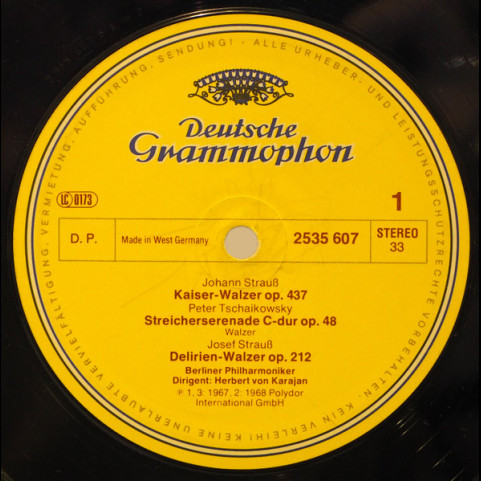 Herbert von Karajan, Berliner Philharmoniker - Walzerträume (1978) [1LP]
