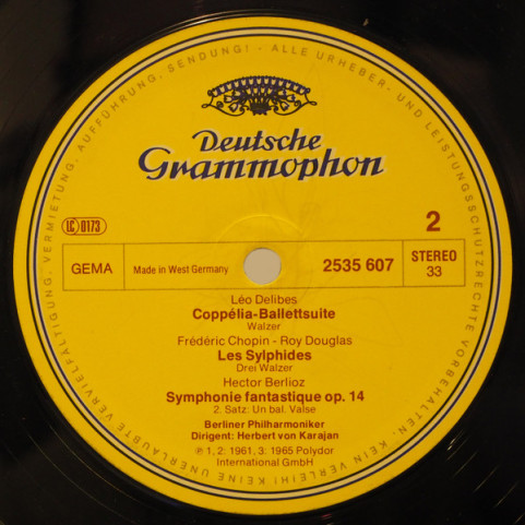 Herbert von Karajan, Berliner Philharmoniker - Walzerträume (1978) [1LP]