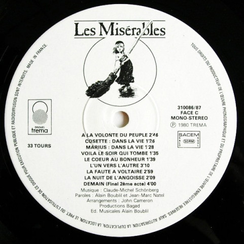 Various - Les Misérables (1980) [2LP]