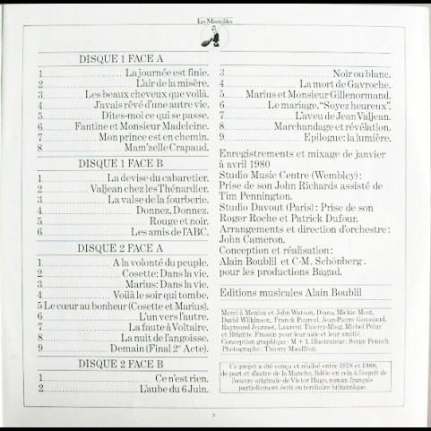 Various - Les Misérables (1980) [2LP]