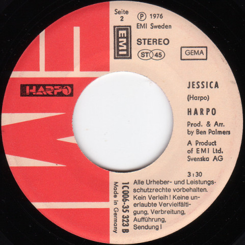 Harpo - Horoscope (1976) [7"]