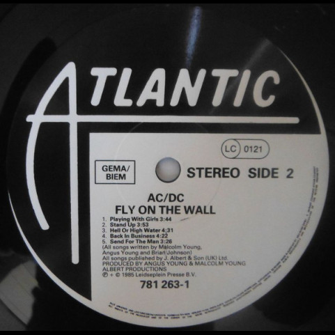 AC/DC - Fly On The Wall [1LP]