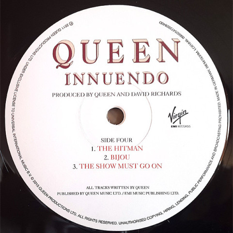 Queen - Innuendo (2015) [2LP] 180g