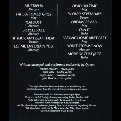 Queen - Jazz (2015) [1LP]
