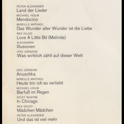 Various - Stunde Der Stars 2 (1972) [1LP]