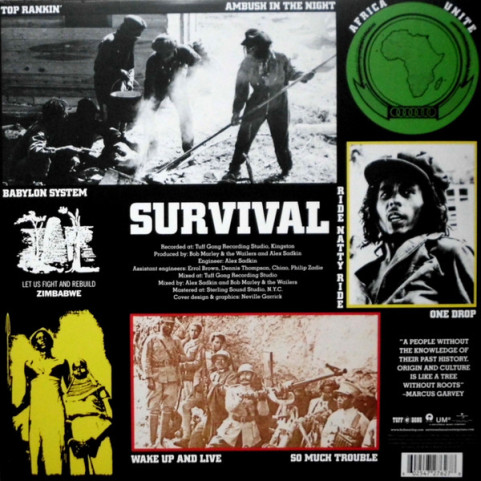 Bob Marley & The Wailers - Survival (2015) [1LP] 180g