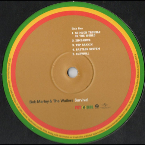 Bob Marley & The Wailers - Survival (2015) [1LP] 180g