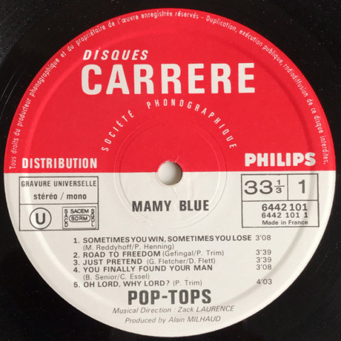 Pop Tops, The - Mamy Blue (1971) [1LP]