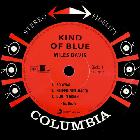 Miles Davis - Kind Of Blue (2015) [1LP] 180g