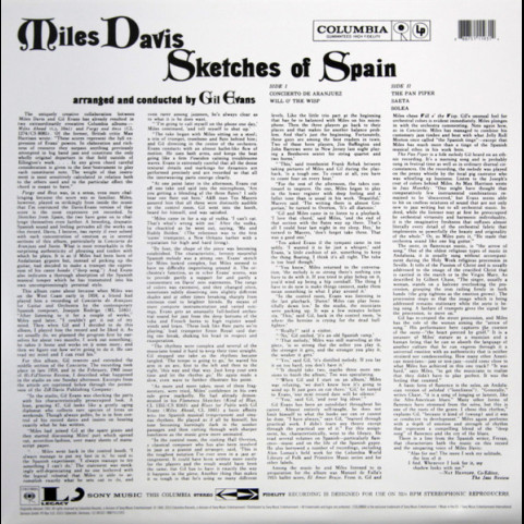 Miles Davis - Sketches Of Spain (2015) [1LP] 180g