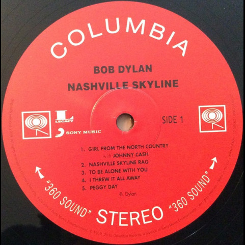 Bob Dylan - Nashville Skyline (2015) [1LP] 180g