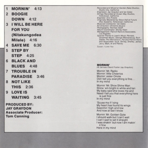 Al Jarreau - Jarreau (1983) [1CD]