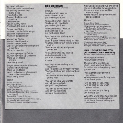 Al Jarreau - Jarreau (1983) [1CD]