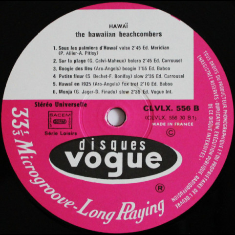 Hawaiian Beachcombers, The - Hawaïï... Hawaïï... [2LP]