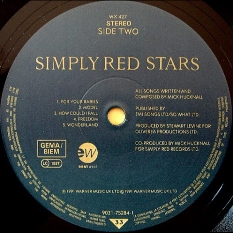 Simply Red - Stars (1991) [1LP]