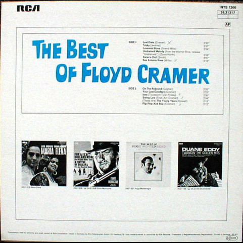 Floyd Cramer - The Best Of Floyd Cramer [1LP]