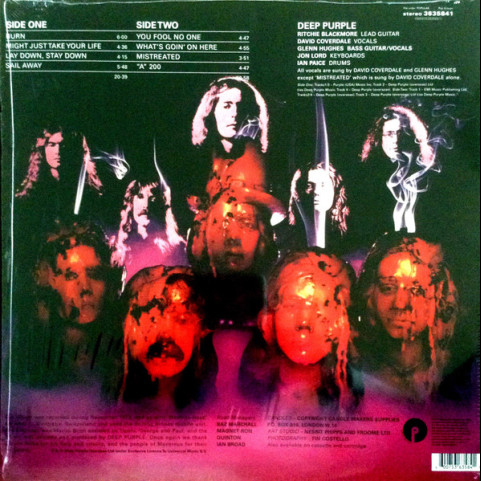 Deep Purple - Burn (2016) [1LP] 180g