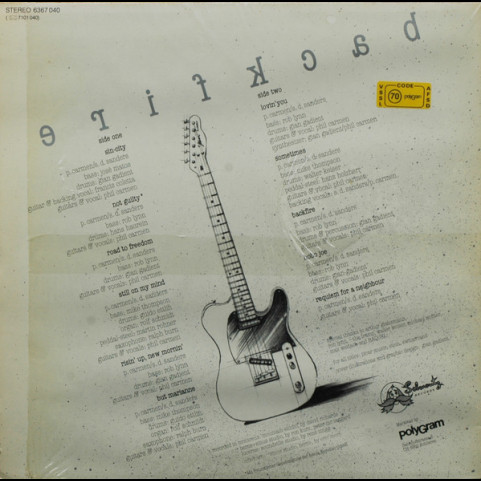 Phil Carmen - Backfire (1982) [1LP]